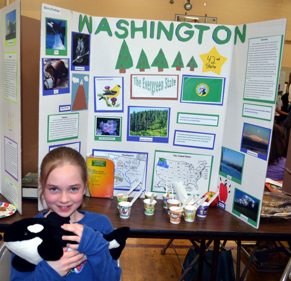 BILL GATES - LOOK out, Sierra Perkins is coming to find you. Sierra's sate - Washington - home to Gates' company, Microsoft. Sierra, clutching an Orca whale, a mammal that often visits the Pacific Ocean that borders the state on its west.