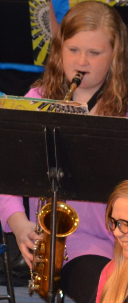 band - 6th grade sax saige wall