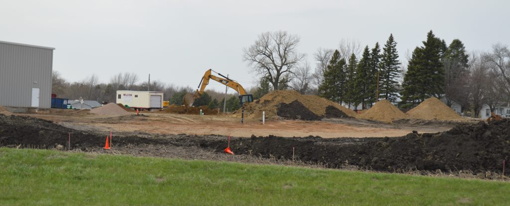 WILCON CONSTRUCTION OF St. James has been busy moving mountains of dirt doing prep work for the 50,000 square foot addition to Mountain Power Hydraulics current facility at the southeast corner of the intersection between Minnesota State Highway #60 and Cottonwood County Road #1 near Mountain Lake. Mountain Power deeded a one-acre parcel in the center of its property to the Economic Development Authority (EDA). The EDA is constructing the addition on that property and has entered into a 15-year lease-to-purchase contract with Mountain Power. In connection to the addition, Mountain Power will be adding 12 jobs. 