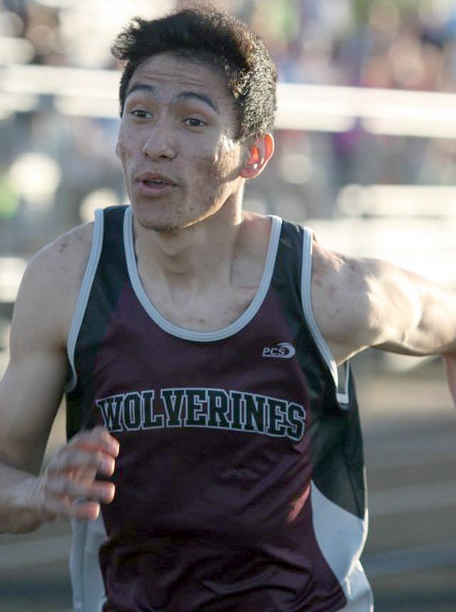 d sixth in the 800-meter run finals with a time of 1:59.79.