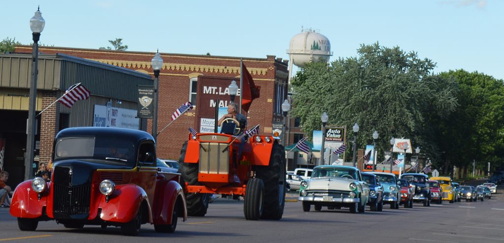 part of vehicle parade line up