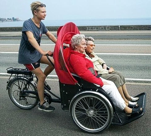 rickshaw bicycle