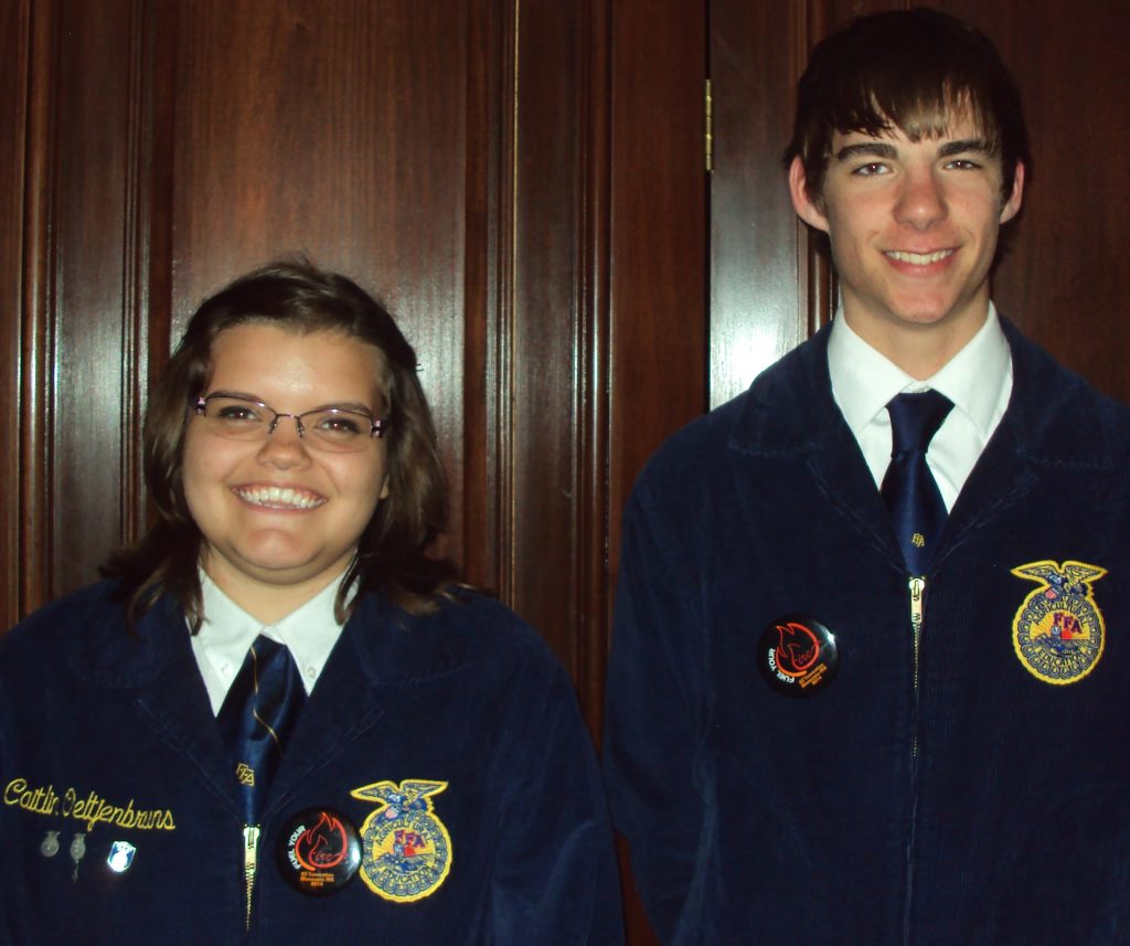 Levi Jahnke and Caitlin Oeltjenbruns both participated in the Minnesota FFA Band.  They played  during sessions and also during the annual Minnesota FFA Band and Choir concert in front of over  3,000 Minnesota FFA members that attended convention this year. 