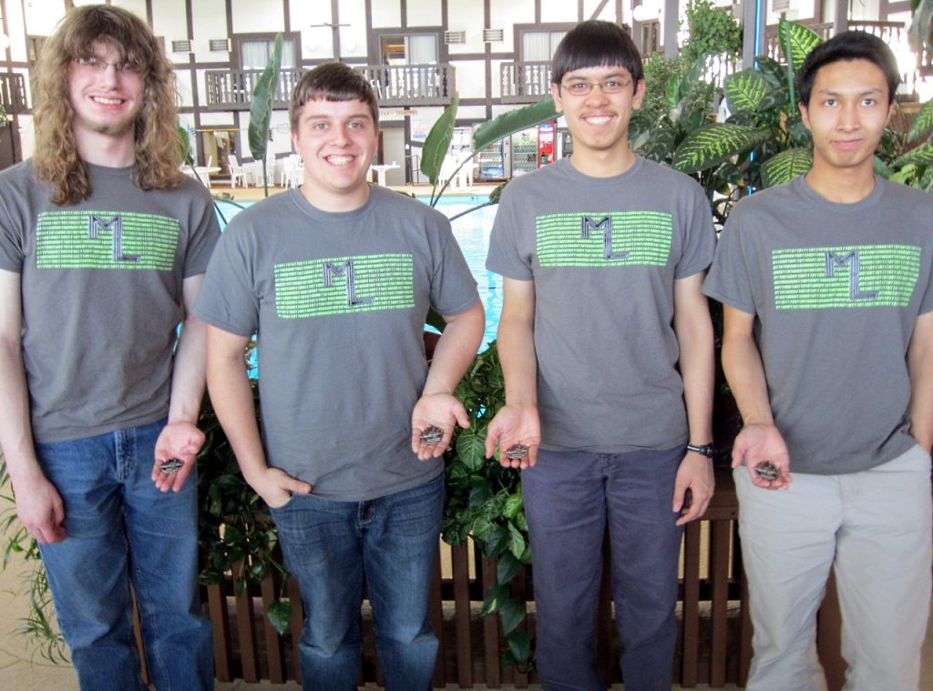 MOUNTAIN LAKE PUBLIC High School K-Bowl Team #1 finished fifth in competition at the State A Division competition, held Thursday, April 9 and Friday, April 10 at Cragun's Conference Center in Brainerd. The team had earlier swept both the sub-section and section contests. This photo is of the team and their Region 8 hardware. From left, Reece Englund, Daniel Harder, Hamlet Tanyavong and Caleb Rempel. ( Photo courtesy of SW/WC Service Cooperative)